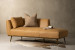 Dover Leather Chaise - Taupe Living Room Furniture - 6