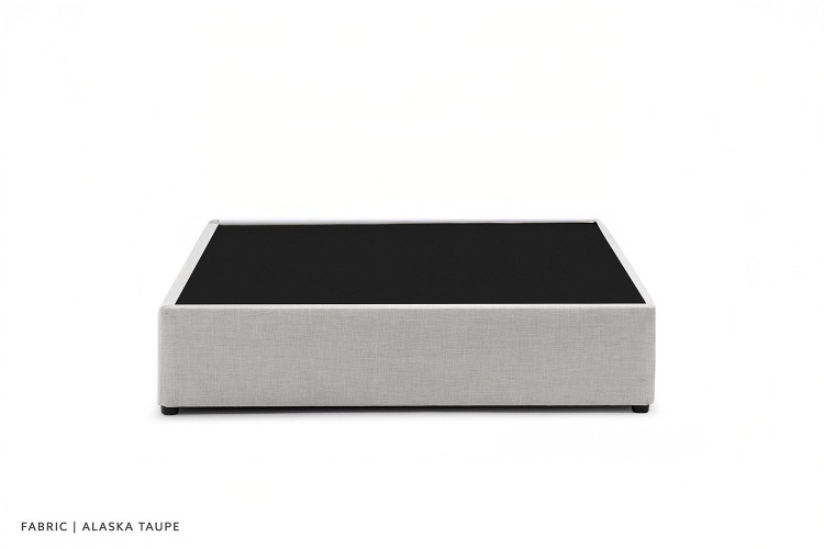 Zoey Bed Base - Double - Alaska Taupe Bed Bases - 1