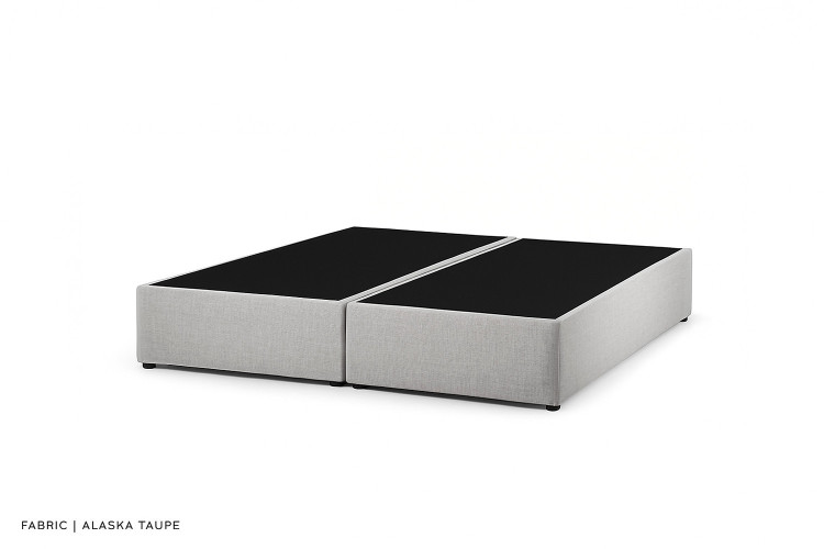 Zoey Bed Base - King - Alaska Taupe Bed Bases - 1