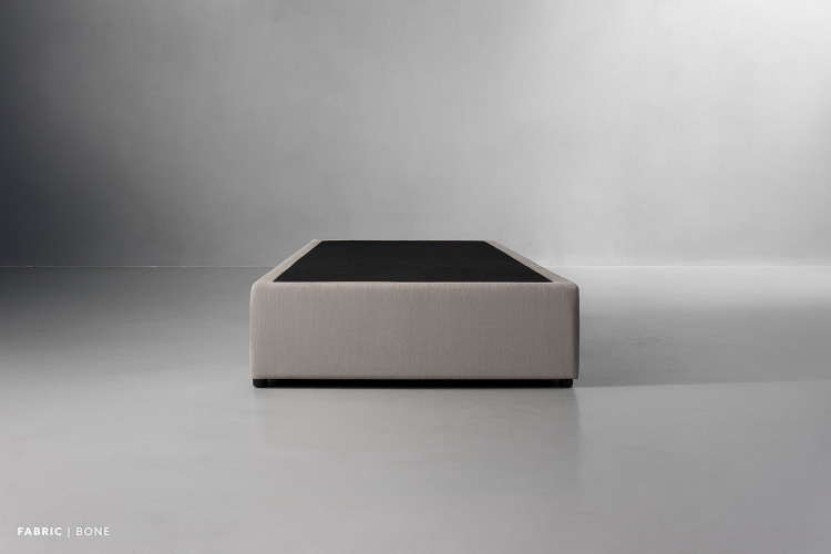 Zoey Upholstered Bed Base - Three Quarter - Bone Bed Bases - 1