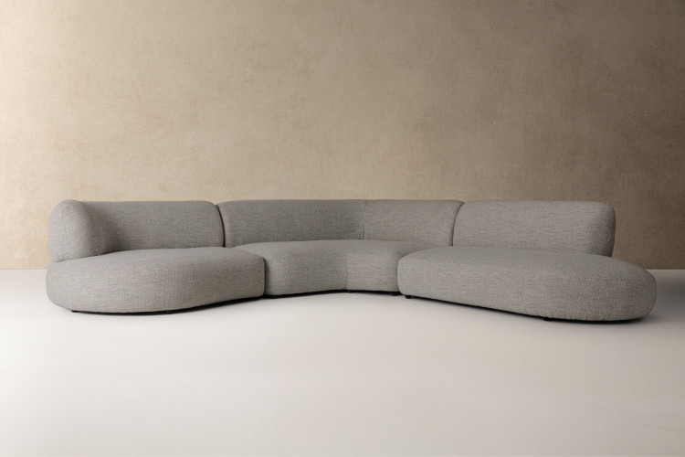Amberweave Corner Couch - Ash Drift Corner Couches - 1