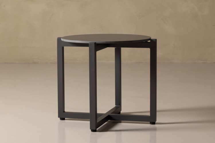 Zenith Patio Side Table - Charcoal Patio Coffee & Side Tables - 1