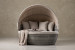 Lenima Patio Daybed - Sandy Taupe Home - 3