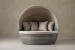 Lenima Patio Daybed - Sandy Taupe Home - 2