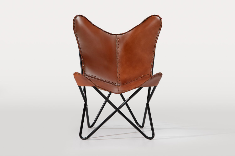 Adkins Leather Chair - Bourbon Occasional Chairs - 1
