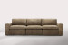 Bexley Modular 4-Seater Leather Couch - Dune 4 - Seater Couches - 1