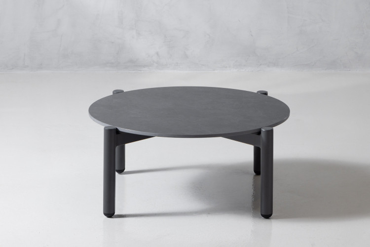 Ello Patio Coffee Table - Charcoal Patio Coffee & Side Tables - 1