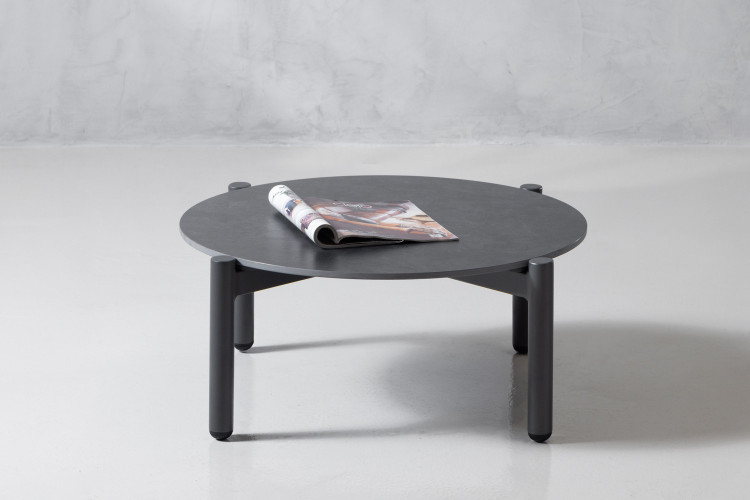Ello Patio Coffee Table - Charcoal Patio Coffee & Side Tables - 1