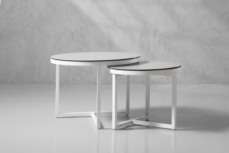 Salaro Nesting Patio Coffee Table Set Patio Coffee & Side Tables - 1