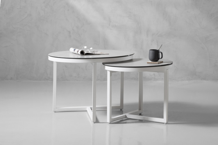 Salaro Nesting Patio Coffee Table Set Patio Coffee & Side Tables - 1