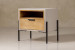 Soluna Bedside Table - Taupe Pedestals and Bedside Tables - 3