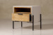 Soluna Bedside Table - Taupe Pedestals and Bedside Tables - 4