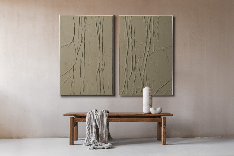 Hand Painted Canvas Art-Valerio - Set of 2 - Thyme Canvas Art - 1