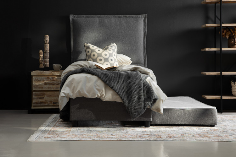 Jupiter Dual Function Kids Bed Base - Single - Dove Grey Home - 2