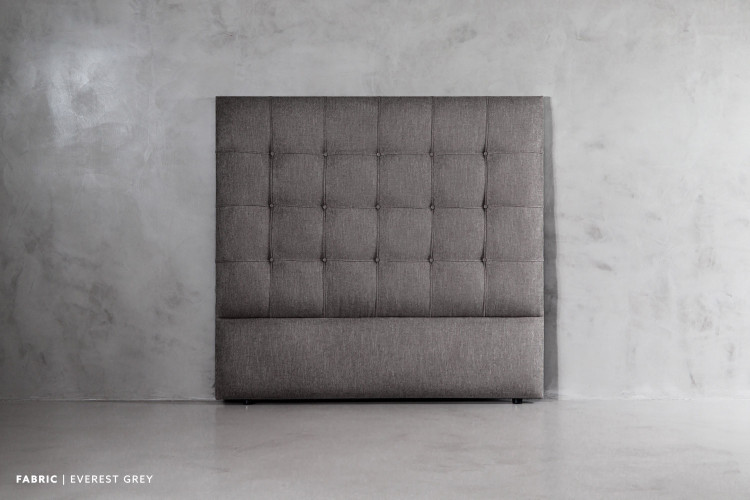 Ariella Headboard - Queen - Everest Grey Queen Headboards - 1