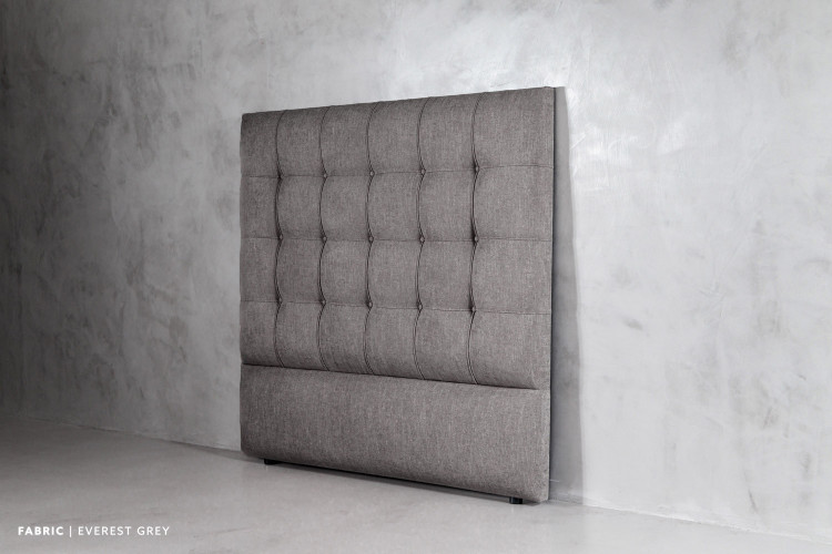 Ariella Headboard - Queen - Everest Grey Queen Headboards - 1