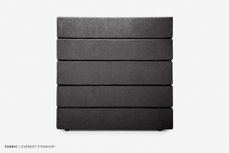Drew Headboard - King - Everest Titanium King Headboards - 1