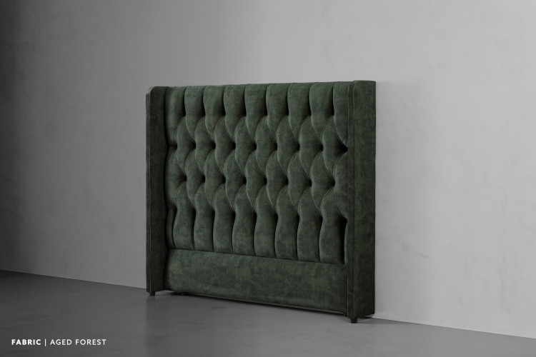 Genevieve Headboard - Double - Aged Forest Double Headboards - 1