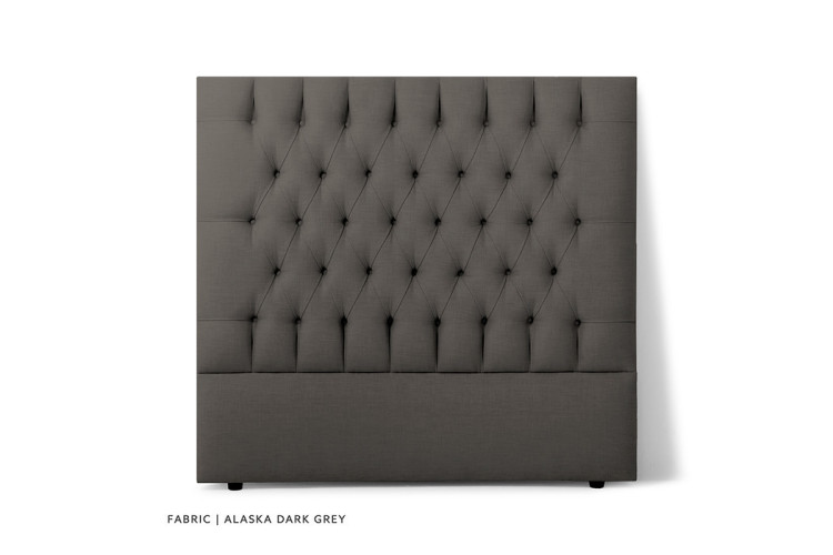 Catherine Headboard - Double - Alaska Dark Grey Home - 1