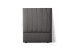 Harlem Headboard - 3/4 - Alaska Dark Grey Three Quarter Headboards - 1