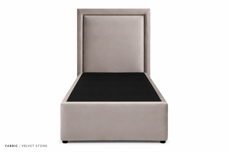 Elizabeth Bed - Single - Velvet Stone Single Beds - 1