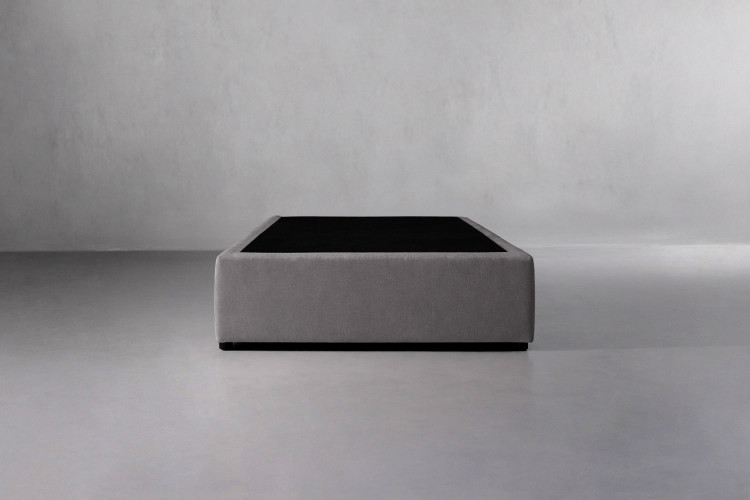 Zoey Bed Base - 3/4 - Velvet Mercury Three Quarter Bed Bases - 1