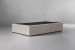 Zoey Bed Base - TQ - Velvet Stone Three Quarter Bed Bases - 1