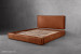 Matlock Kendrix Leather Bed - King XL - Burnt Tan King Extra Length Beds - 2