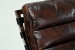 Morello Leather Lounger - Vintage Dark Brown Leather Loungers - 8
