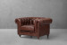 Jefferson Chesterfield Leather Armchair - Brown Armchairs - 1