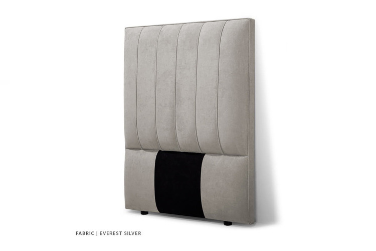 Harlem Headboard - Single - Everest Silver Single Headboards - 1