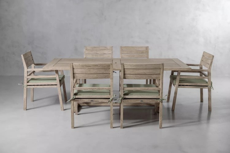 Christofina 6 - Seater Patio Dining Set – 2.2m Patio Dining Sets - 1