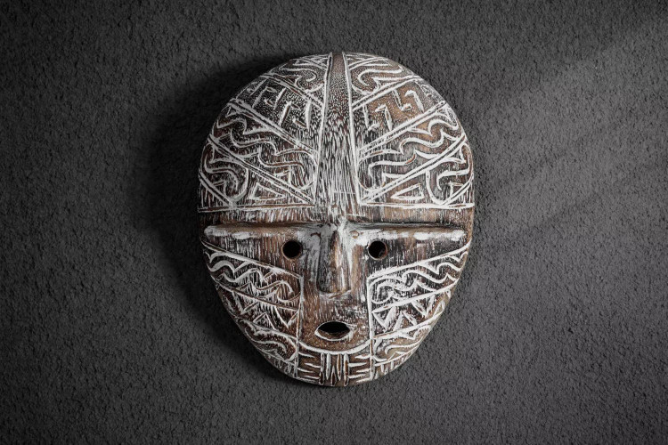 Zuri Mask Decor Sculptural Art - 1