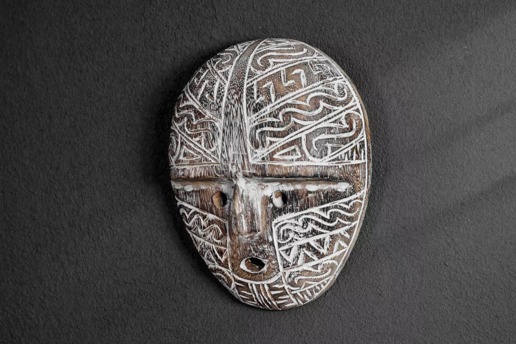 Zuri Mask Decor Sculptural Art - 1