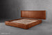 Matlock Kendrix Leather Bed - Grand King XL - Burnt Tan King Extra Length Beds - 2