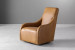 Vesper Leather Swivel Armchair - Sahara Armchairs - 4