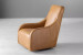 Vesper Leather Swivel Armchair - Sahara Armchairs - 6