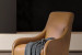 Vesper Leather Swivel Armchair - Sahara Armchairs - 2