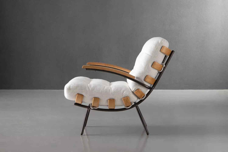 Fidel Armchair - Bone Armchairs - 2