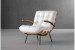 Fidel Armchair - Bone Armchairs - 4