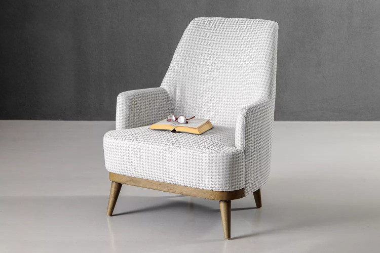 Clarke Armchair - Chrome Armchairs - 1