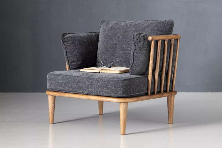 Vesta Armchair - Ebony Armchairs - 1