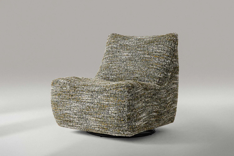 Baxton Swivel Chair - Forest Storm Occasional Chairs - 1