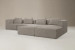 Montclair Grand Modular Couch - Stormy Haze Fabric Modular Couches - 7