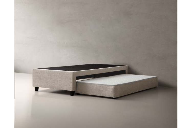 Jupiter Dual Function Kids Bed Base - 3/4 - Latte Three Quarter Bed Bases - 3
