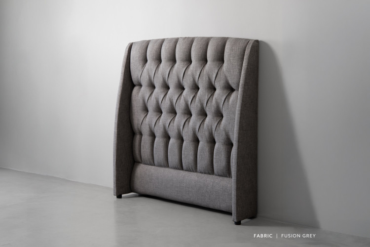 Aubrien Headboard - 3/4 - Fusion Grey Three Quarter Headboards - 1