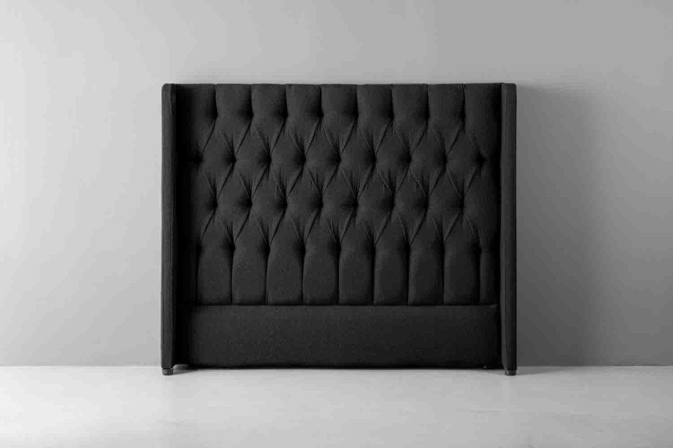 Genevieve Headboard - Queen - Ebony Queen Headboards - 1