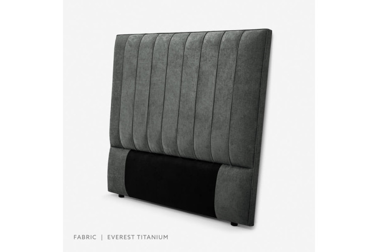 Harlem Headboard - Queen - Everest Titanium Queen Headboards - 1