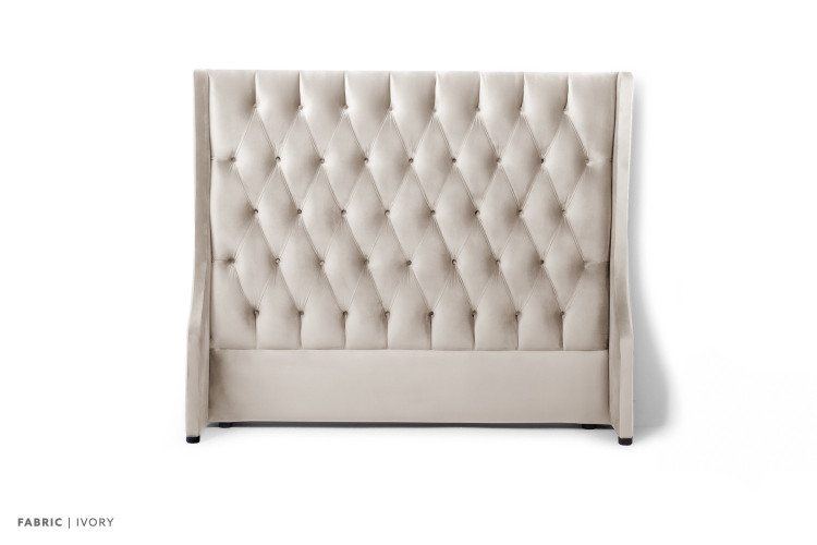 Madison Headboard - Double - Ivory Double Headboards - 1