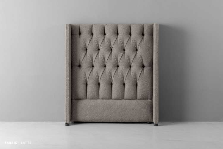Genevieve Headboard - Three Quarter - Latte Three Quarter Headboards - 1